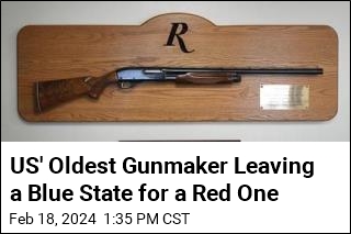 US' Oldest Gunmaker Leaving a Blue State for a Red One