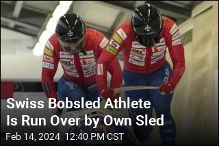 Swiss Bobsled Athlete Is Run Over by Own Sled