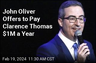 John Oliver Has an Offer for Clarence Thomas