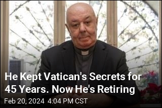 He Kept Vatican&#39;s Secrets for 45 Years. Now He&#39;s Retiring