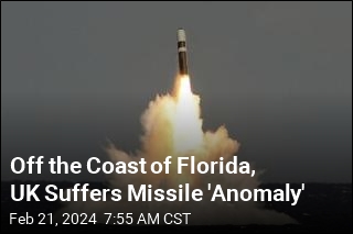 Off the Coast of Florida, UK Suffers Missile &#39;Anomaly&#39;
