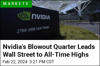 Nvidia&#39;s Blowout Quarter Leads Wall Street to All-Time Highs
