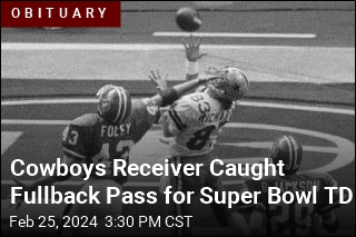 Cowboys Receiver Caught Fullback Pass for Super Bowl TD