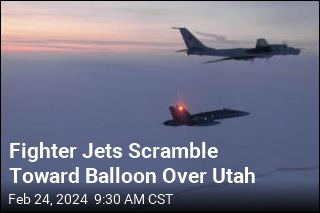 Fighter Jets Scramble Toward Balloon Over Utah