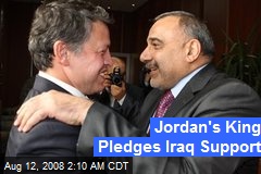 Jordan's King Pledges Iraq Support