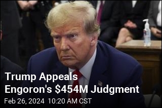 Trump Appeals $454M Judgment in New York