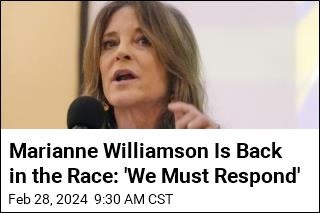 Consider Marianne Williamson&#39;s Campaign &#39;Unsuspended&#39;