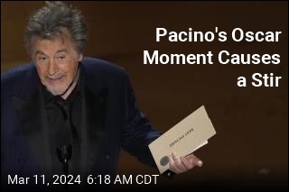 Pacino&#39;s Oscar Moment Causes a Stir