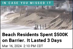 $500K, 14K-Ton Sand Dune Held Out 3 Days