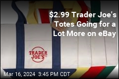 Trader Joe&#39;s $2.99 Totes Fetching a LOT on eBay