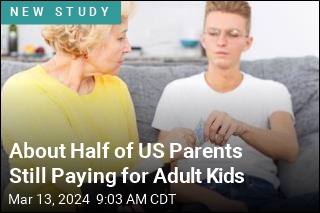 Almost Half of US Parents Cover Adult Kids&#39; Bills