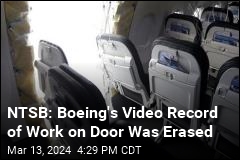 Boeing Has No Video Record of Door Panel Repairs, Either