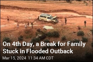 On 4th Day, a Break for Family Stuck in Flooded Outback