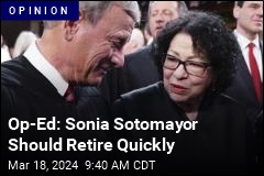 Op-Ed: Sonia Sotomayor Should Retire Quickly