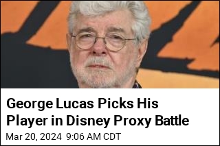 George Lucas Picks His Player in Disney Proxy Battle