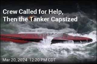 Chemical Tanker Capsizes, Killing 8