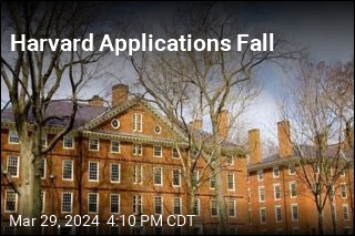Harvard Applications Fall After a Rough Year