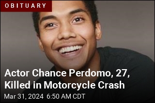 Actor Chance Perdomo, 27, Killed in Motorcycle Accident