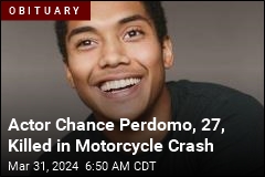 Actor Chance Perdomo, 27, Killed in Motorcycle Accident