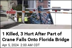 1 Killed, 3 Hurt After Piece of Crane Falls Onto Florida Bridge