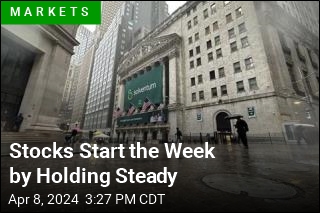 Stocks Start the Week by Holding Steady