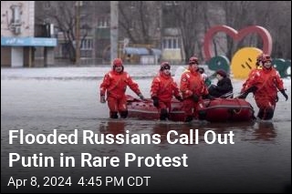Russians Hold Rare Protest After Dam Breaks