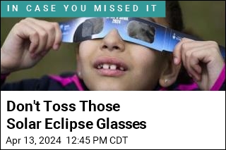You Can Recycle Those Solar Eclipse Glasses