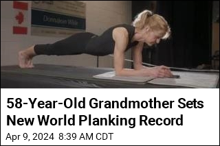 58-Year-Old Grandmother Sets New World Planking Record
