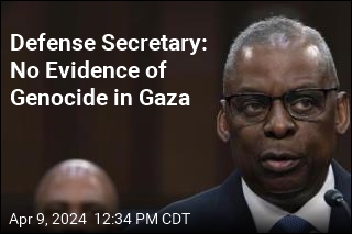 Defense Secretary: No Evidence of Genocide in Gaza