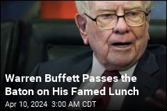 New CEO Picked for Lunch Tradition Warren Buffett Started