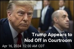 Trump Seemingly Falls Asleep in Court