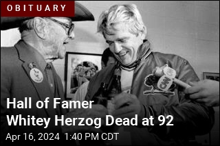 Baseball Great Whitey Herzog Dead at 92