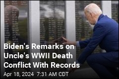 Biden Gets Details of Uncle&#39;s WWII Death Wrong