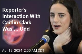 Internet Cringes Over Reporter&#39;s Interaction With Caitlin Clark