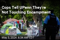 Philly Cops to UPenn: We're Not Dismantling Encampment