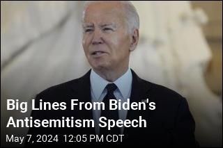 Biden Denounces &#39;Ferocious Surge of Antisemitism&#39;