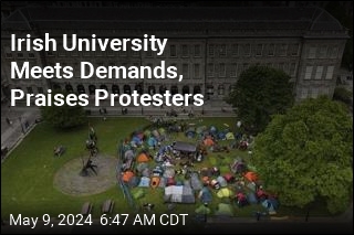 Irish Students Agree to Take Down Protest Camp