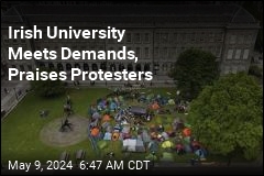 Irish Students Agree to Take Down Protest Camp