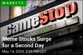 Meme Stocks Surge for a Second Day