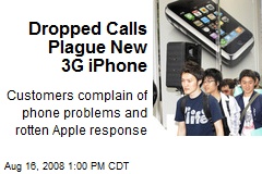 Dropped Calls Plague New 3G iPhone