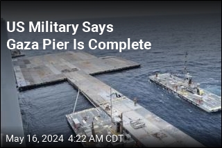 US Military Says Gaza Pier Is Complete