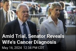 Amid Trial, Senator Reveals Wife&#39;s Cancer Diagnosis