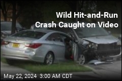 Wild Hit-and-Run Crash Caught on Video