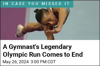 A Gymnast's Legendary Olympic Run Comes to End