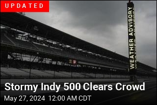 Stormy Indy 500 Clears Crowd