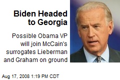 Biden Headed to Georgia