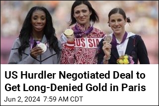 US Hurdler Negotiated Deal to Get Long-Denied Gold in Paris