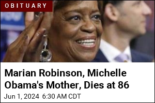 Michelle Obama&#39;s Mother Dies at Age 86