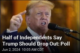 Half of Independents Say Trump Should Drop Out: Poll