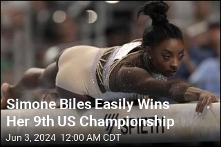 Simone Biles Easily Wins 9th US Championship